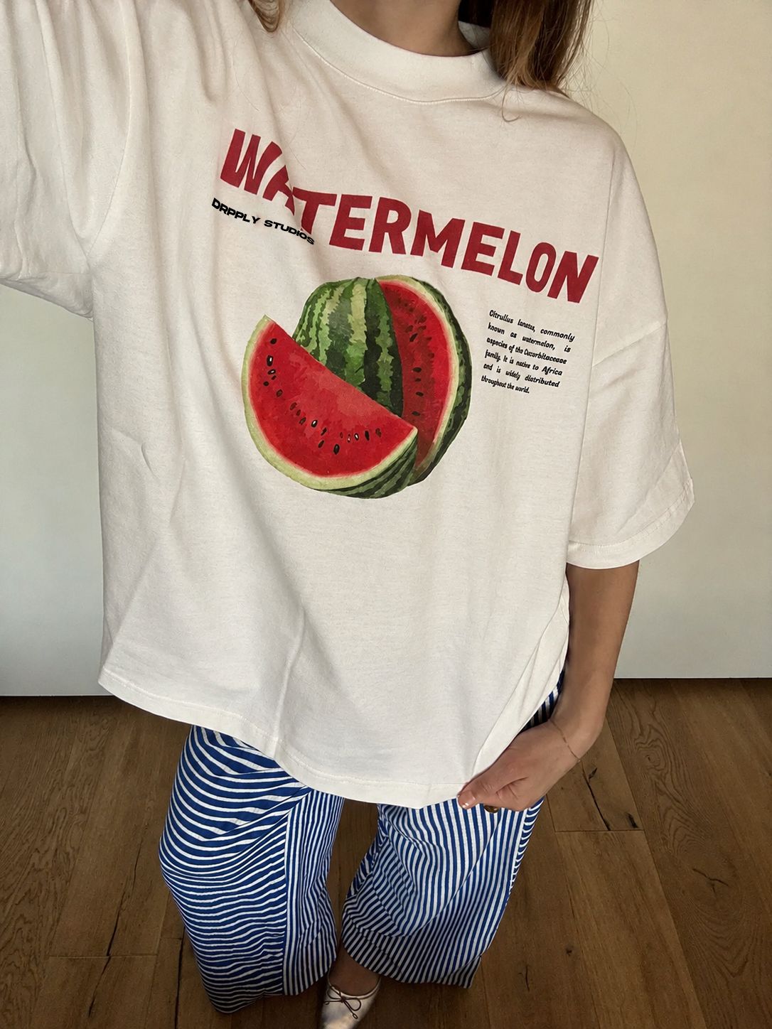 Off-white Watermelon Cropped T-shirt