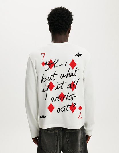 It All Works Out Waffle Oversized Full Sleeve